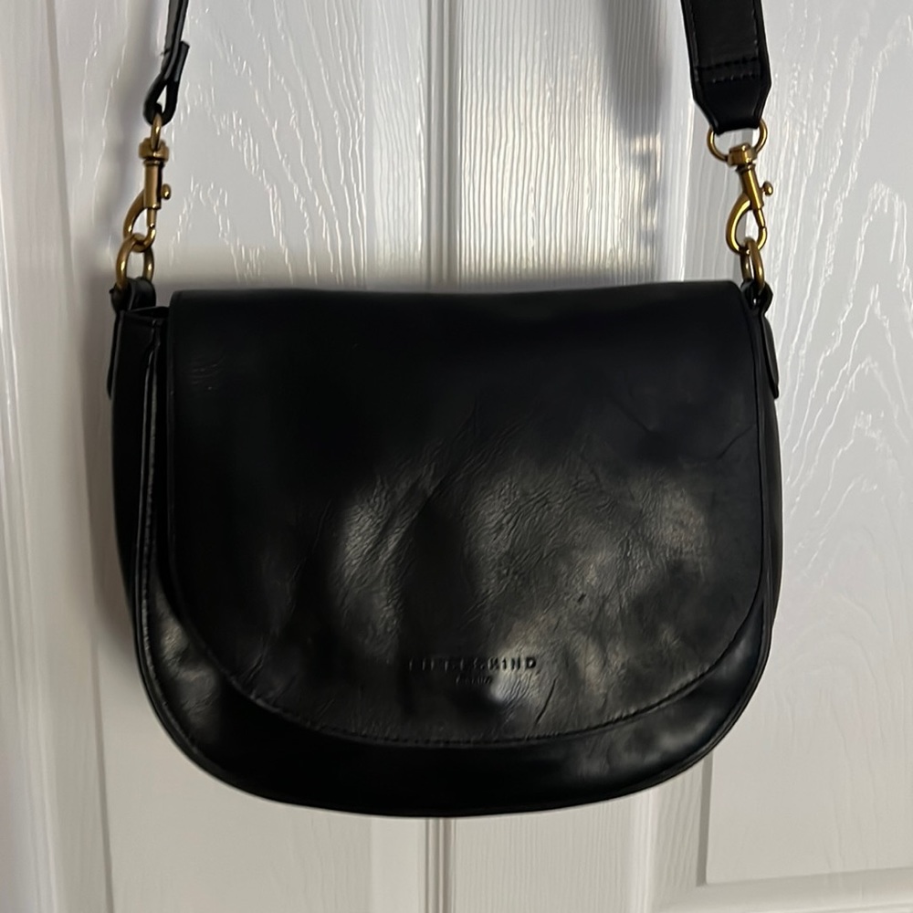 Liebeskind black handmade leather crossbody.